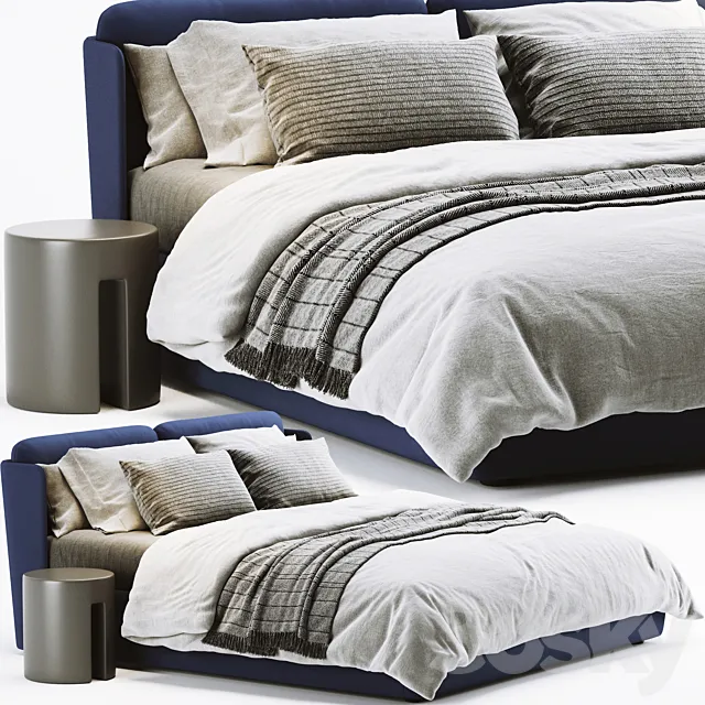 Meridiani Kira Bed 3DModel