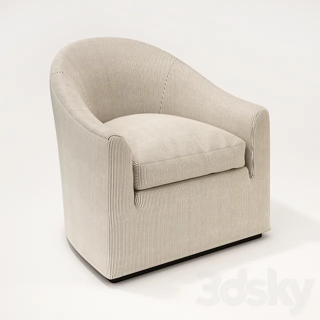 Meridiani - Lennon fit armchair 3D Model