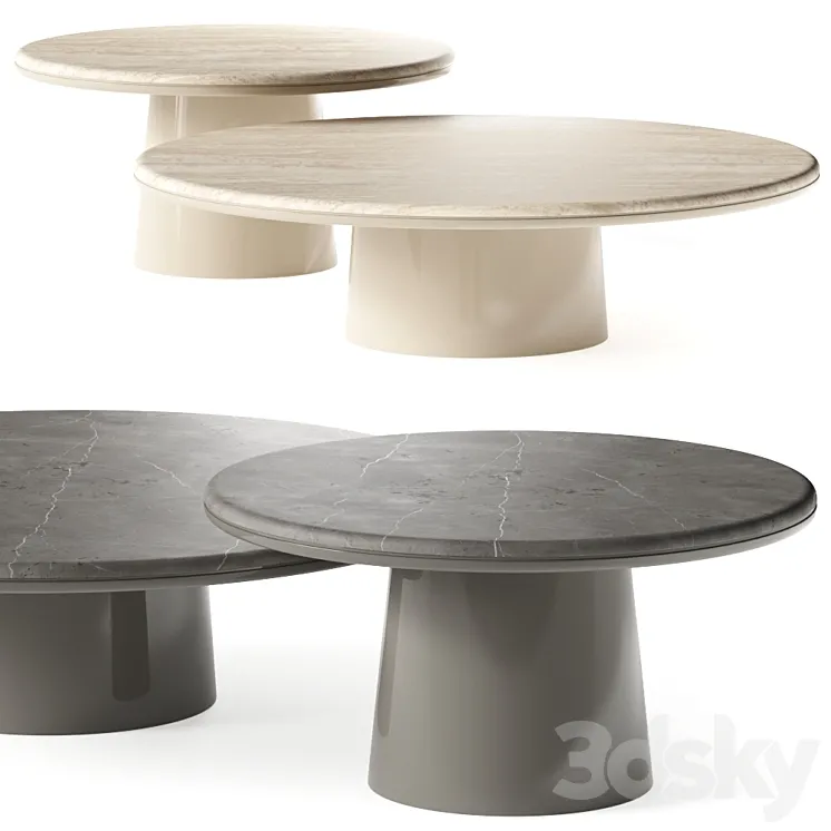 Meridiani Leon Coffee Tables 3D Model Free