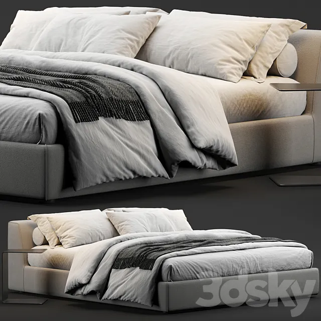 Meridiani Louis Bed 3DModel