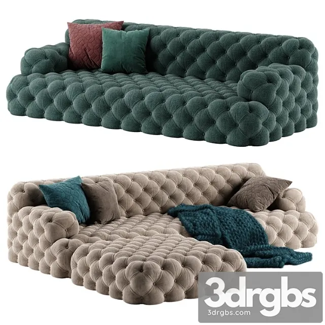 Meridiani norton sofa 2 3D Model Free