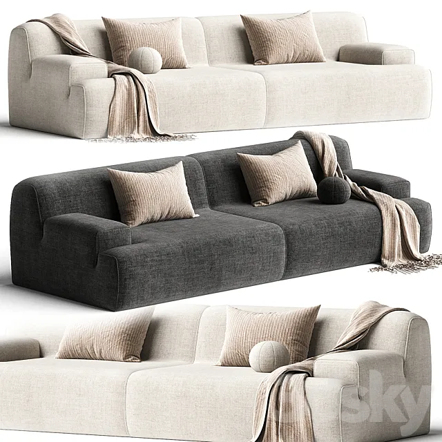Meridiani NORTON SOFA 3D Model