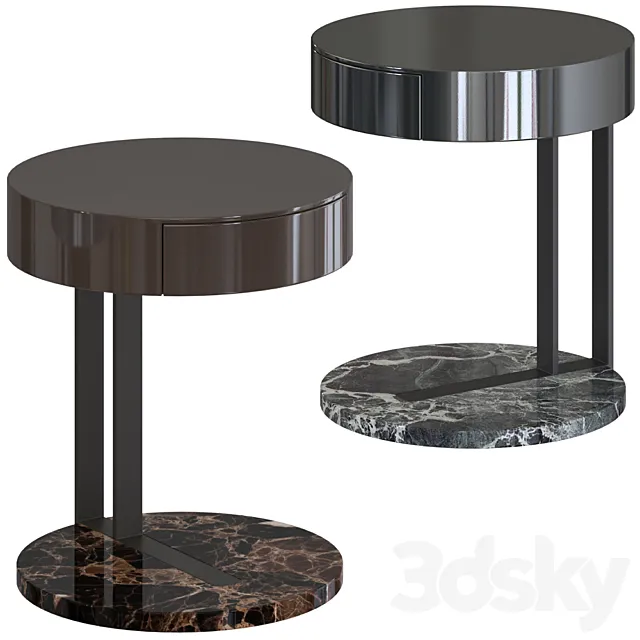 Meridiani Ralf - night table 3D Model