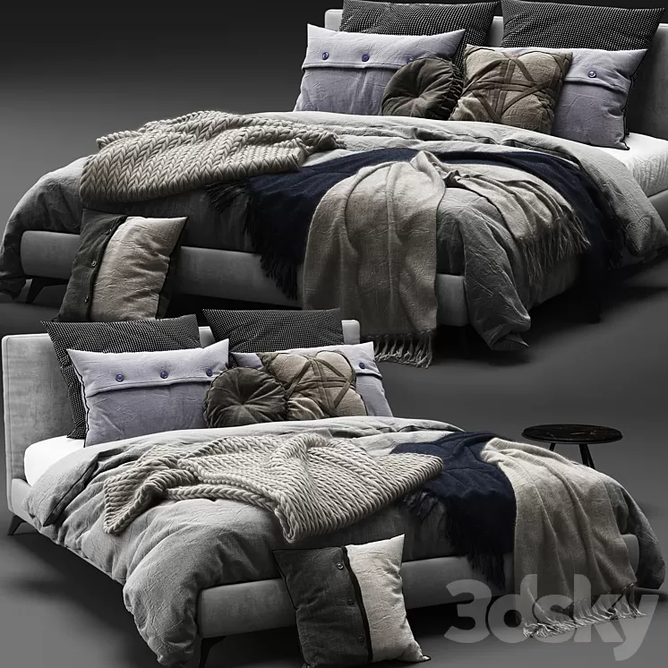 Meridiani Stone Up Bed