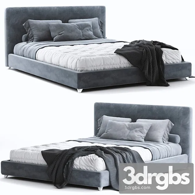 Meridiani stone up bed_22 2 3D Model Free