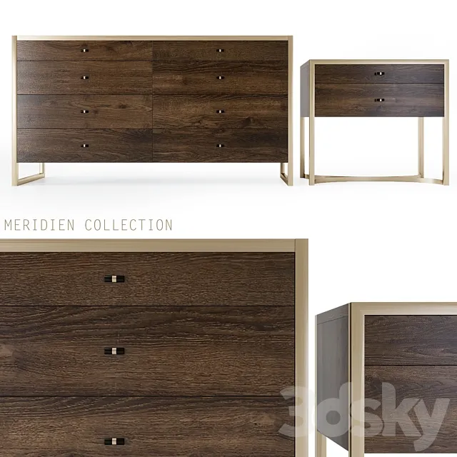 Meridien Collection_bedroom Furniture 3DModel