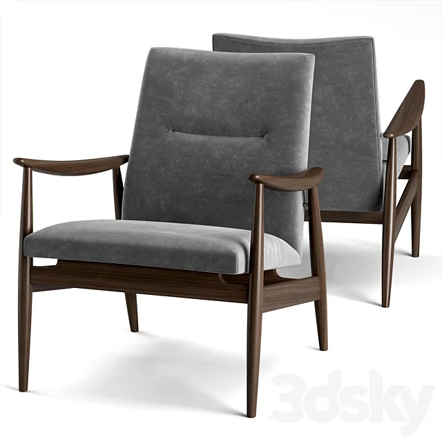 Meroni & Colzani BIANCAMANO armchair 3D Model