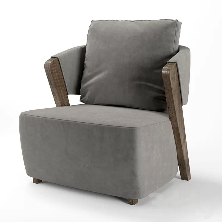 Meroni & Colzani Giudecca armchair 3D Model