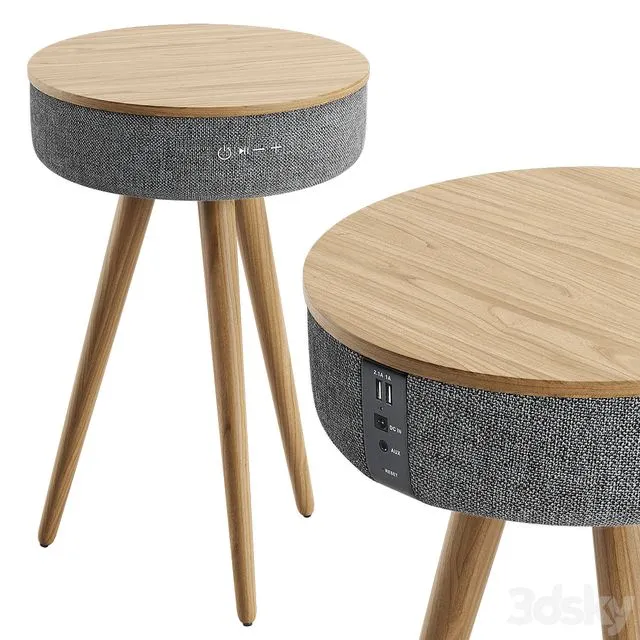 Mersenne speaker table 3D Model