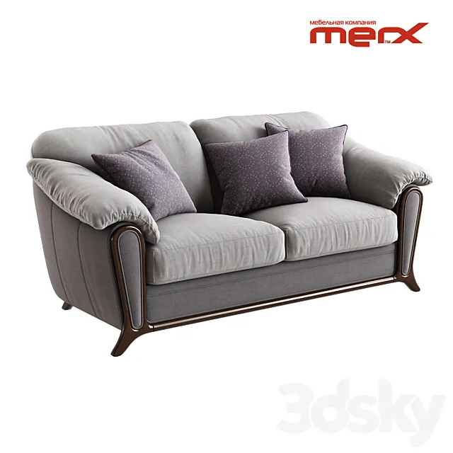 Merx _ Anastasia (Three-seat sofa) 3DModel