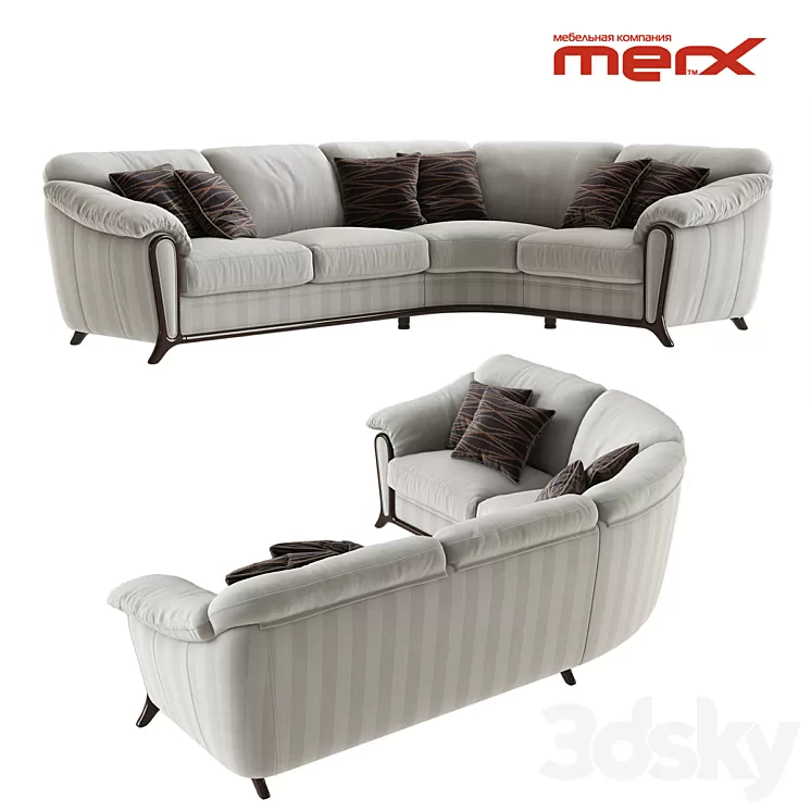 Merx / Anastasia (Corner sofa) 3D Model
