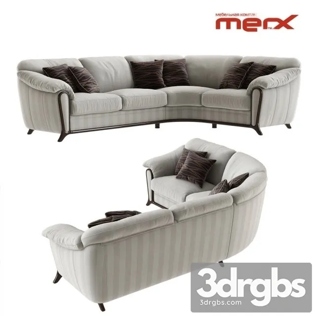 Merx Anastasia Sofa 01 3D Model Free