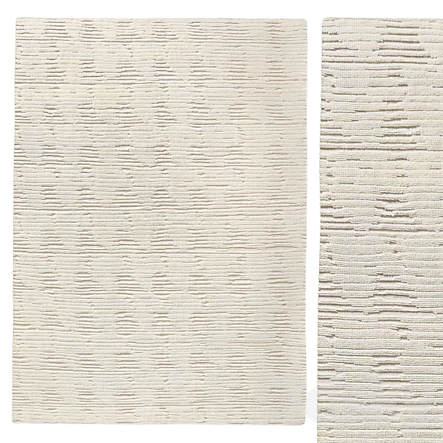 MERYEM HAND-KNOTTED WOOL RUG 3D Model