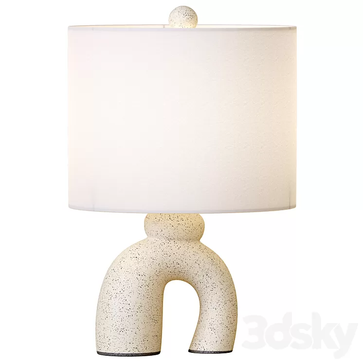 Mesa Ceramic Table Lamp 3D Model