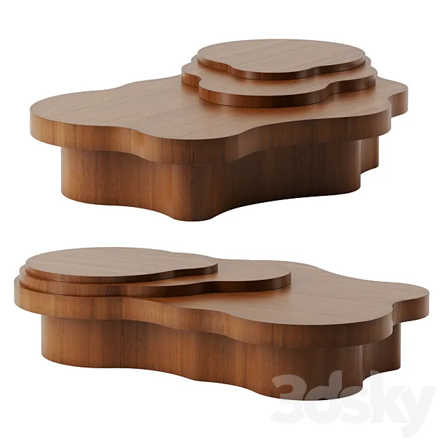 Mesa Coffee Table by T.H. Robsjohn-Gibbings 3DModel