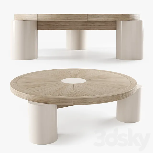Mesa de centro - Wood coffee table 3DModel