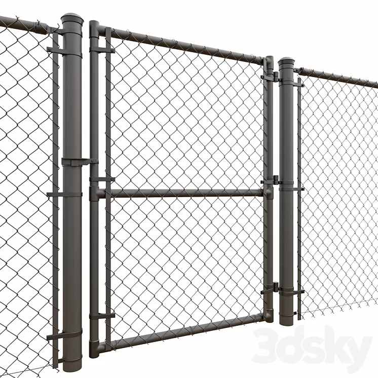 Mesh fencing 3D Model