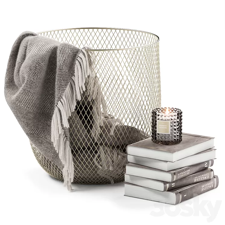 METAL BASKET DECOR 07 3D Model