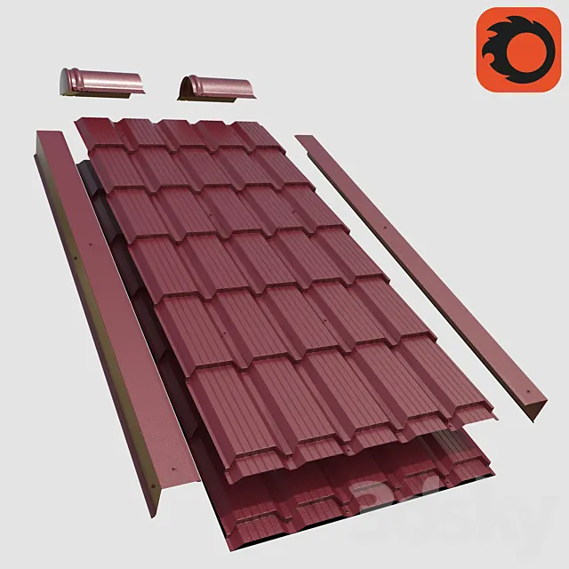 Metal Cascade 3DModel