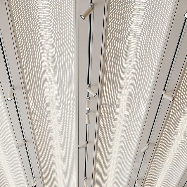 Metal Ceiling Design with lighting Free Download