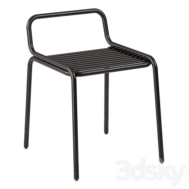 Metal chair "Duga S" 3D Model