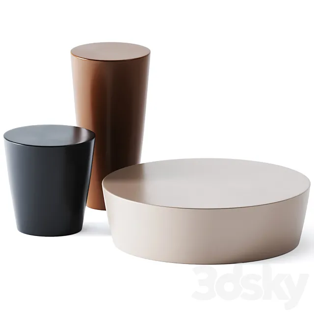 Metal Coffee Table Cairo by Baxter 3DModel