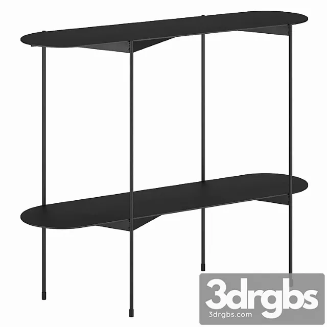 Metal console oblone la redoute interieurs 2 3D Model Free
