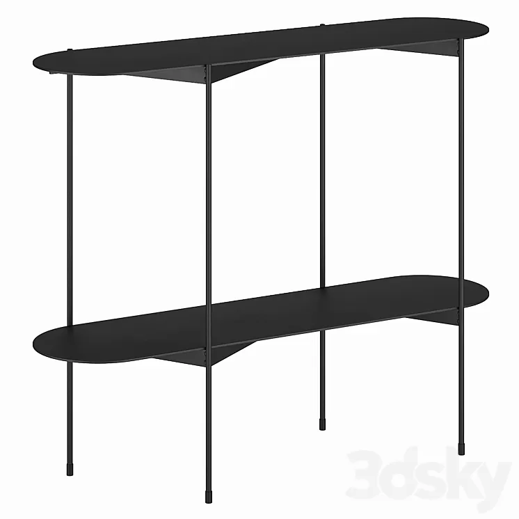 Metal console OBLONE LA REDOUTE INTERIEURS 3D Model