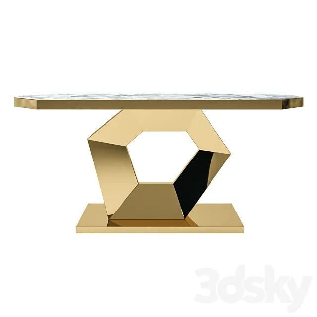 Metal consolle 3D Model