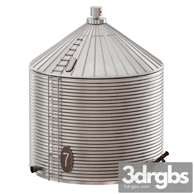 Metal fuel tank 3D Model Download