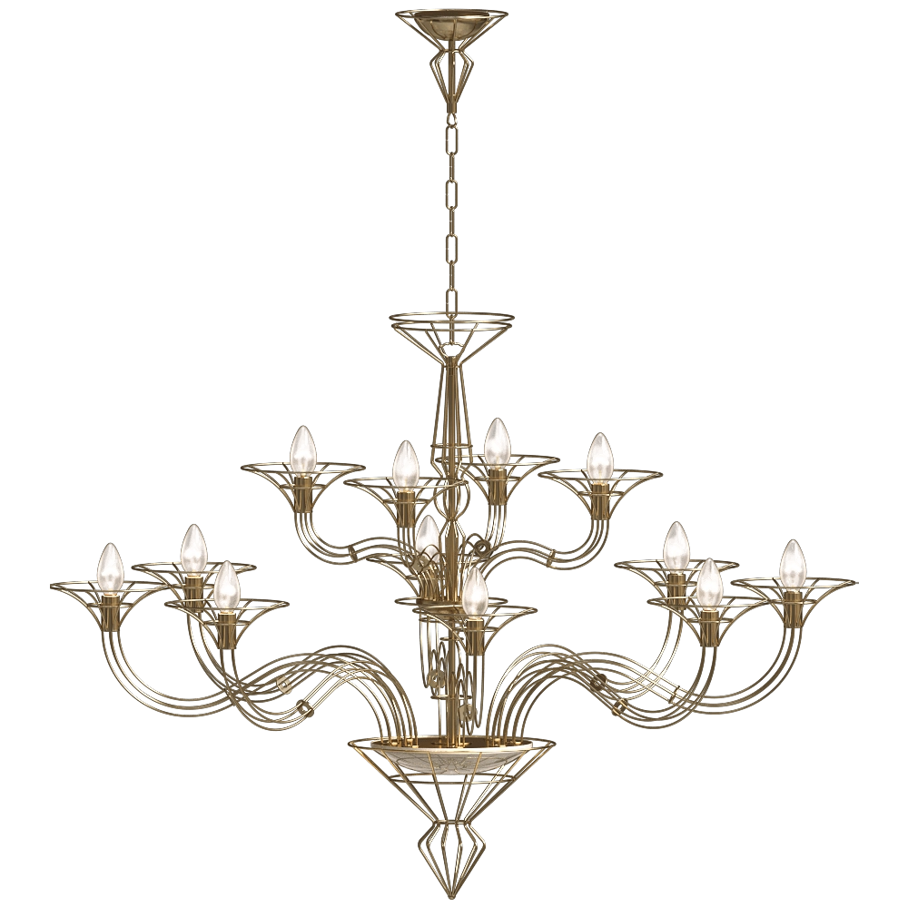 Metal Lux - Chandelier Dedalo 3D Model