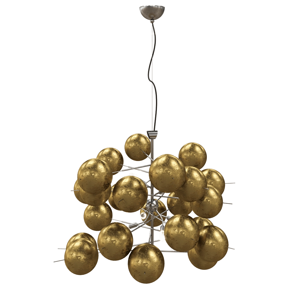 Metal Lux - Pendant lamp Atom 3D Model