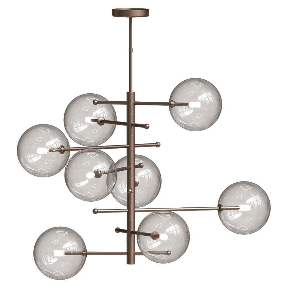 Metal Lux - Pendnat lamp Estro 3D Model