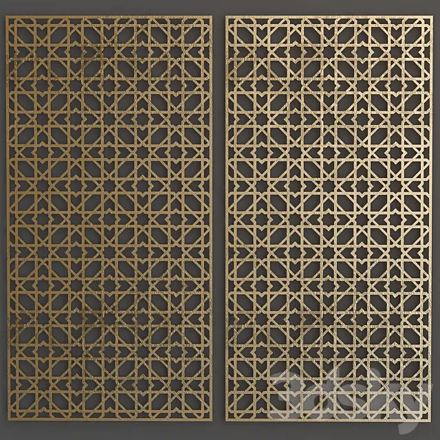 Metal panels 3D Model