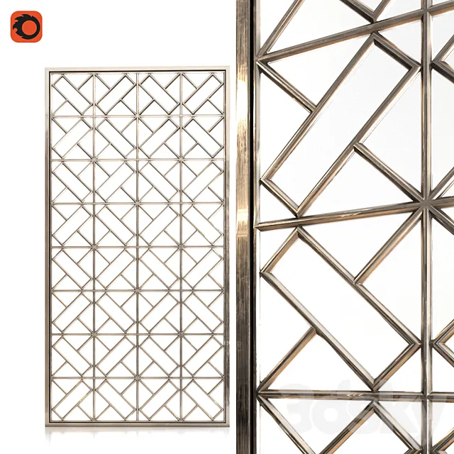 Metal screen 3D Model