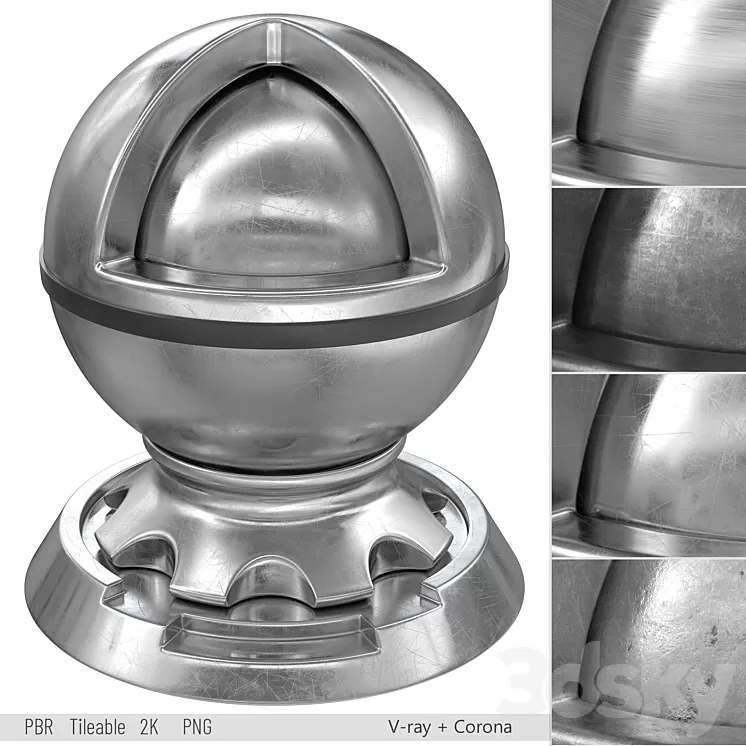 metal set 3D Model Free