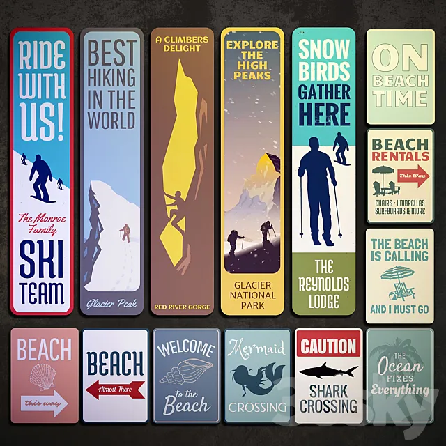 Metal Signs ?16 3DModel