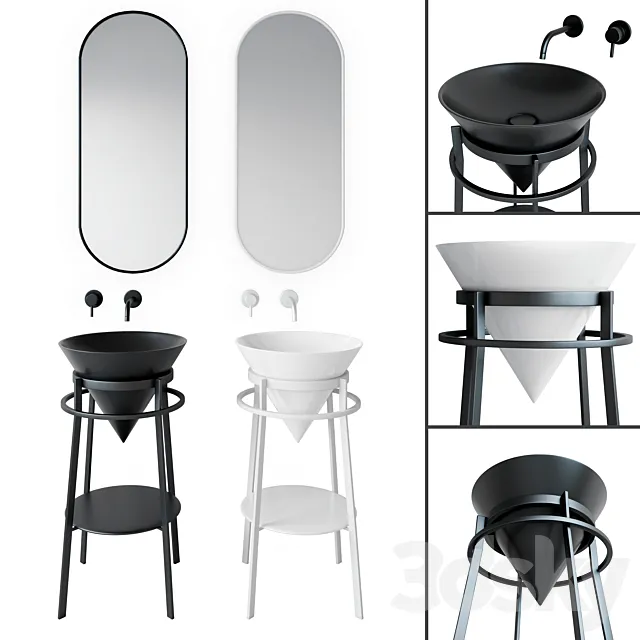 Metal structure CONO Сolors Kerama Marazzi 3D Model