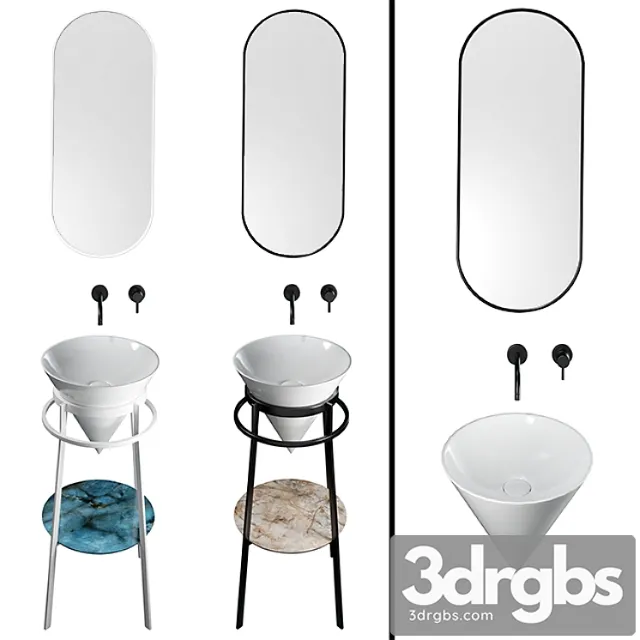 Metal Structure Cono Geometrica Kerama Marazzi 3D Model Free