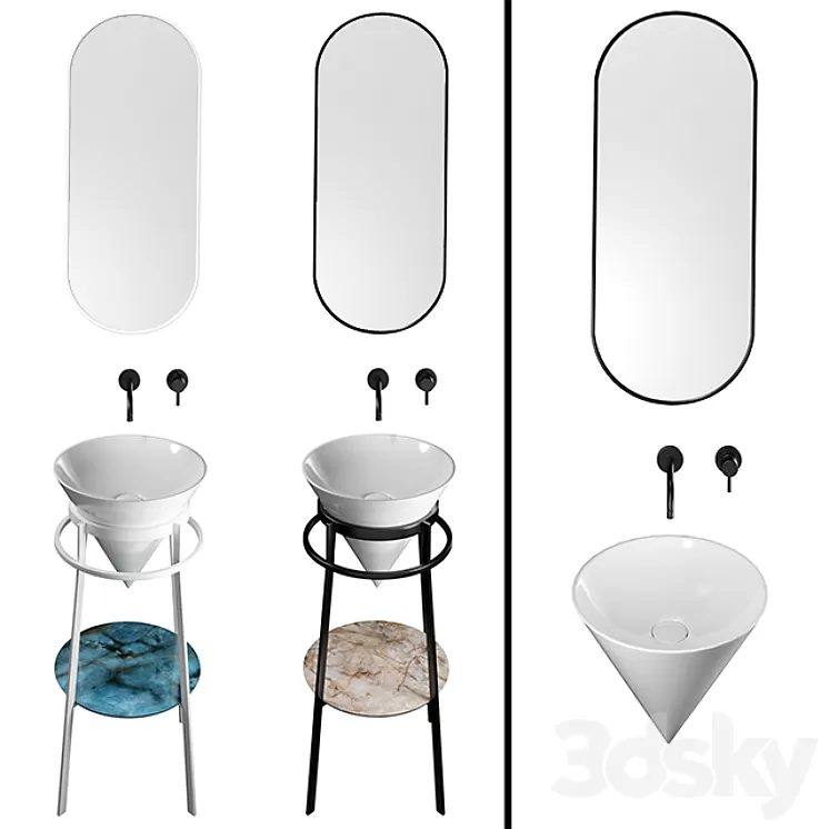 Metal structure CONO Geometrica Kerama Marazzi 3D Model