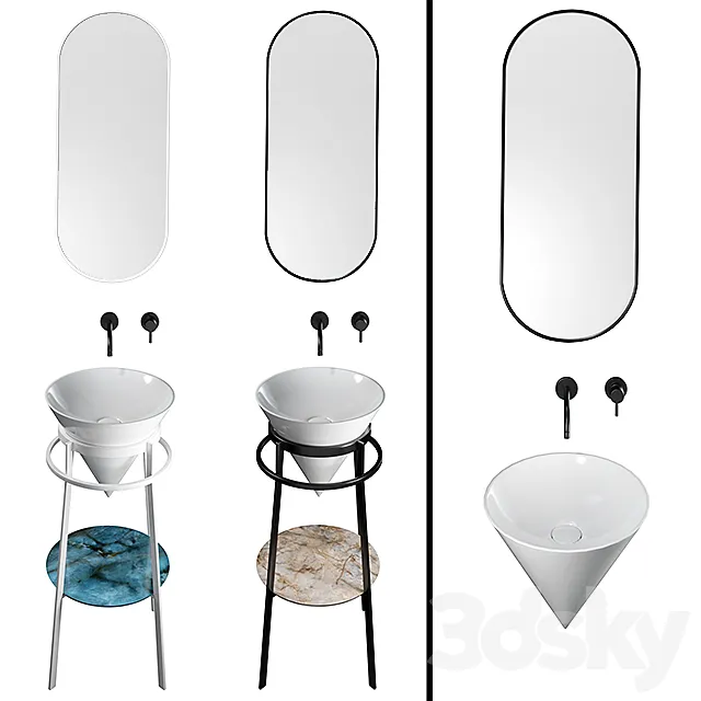 Metal structure CONO Geometrica Kerama Marazzi 3DModel