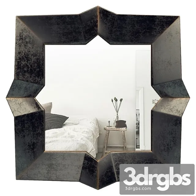 Metal wall mirror sgbh2295 3D Model Free