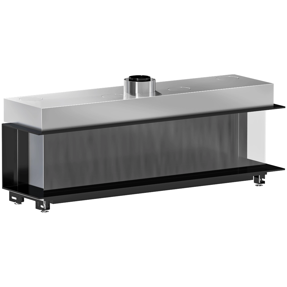 Metalfire - Fireplace Avenue MF 1600-40 GHE 3S 3D Model