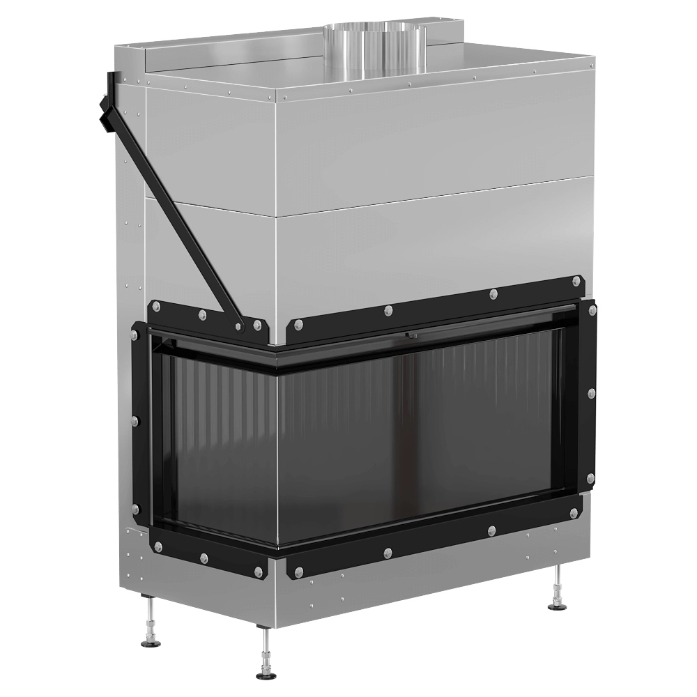Metalfire - Fireplace Ultime D MF 1050-50 WHE 2SL V20 3D Model