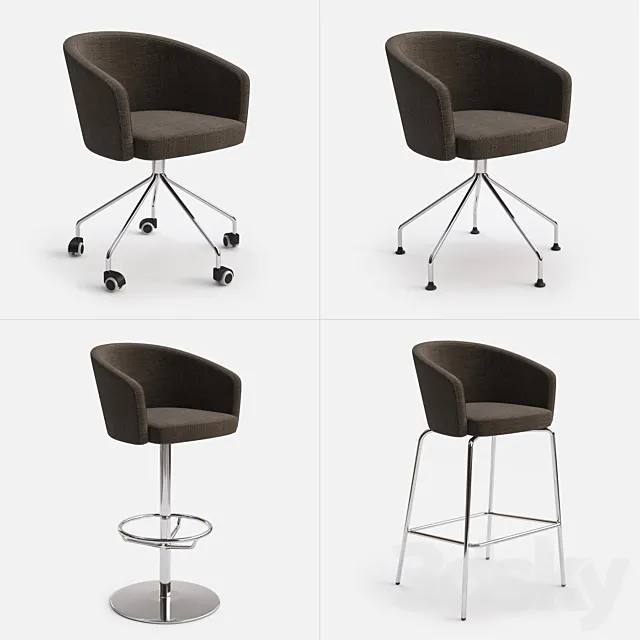 Metalmobil Kicca Collection 3D Model