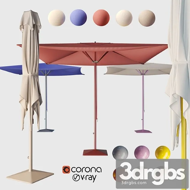 Meteo Telescopic Parasol 300 3D Model Free