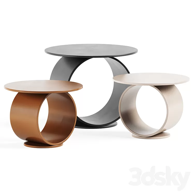 Metodo Coffee Table by Mdf Italia / Coffee table 3D Model