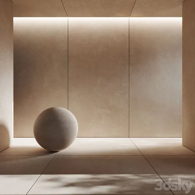 Metro Almond Porcelain Tiles 3D Model