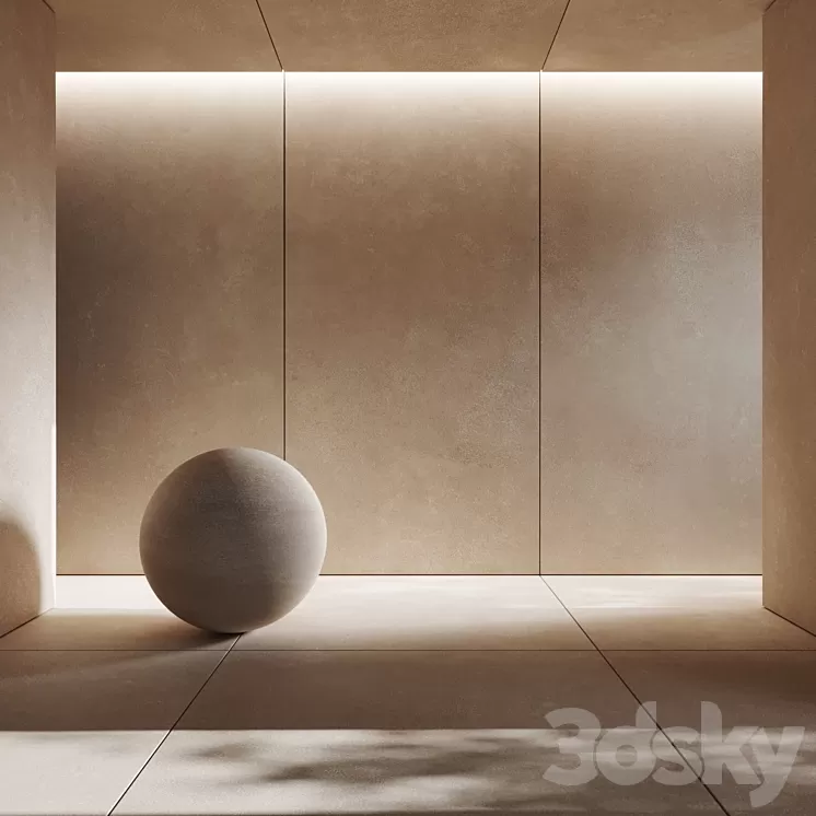 Metro Almond Porcelain Tiles 3D Model Free Download