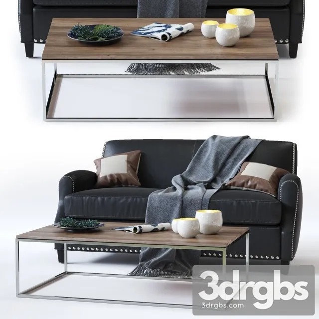 Metropole Sofa 01 3D Model Free